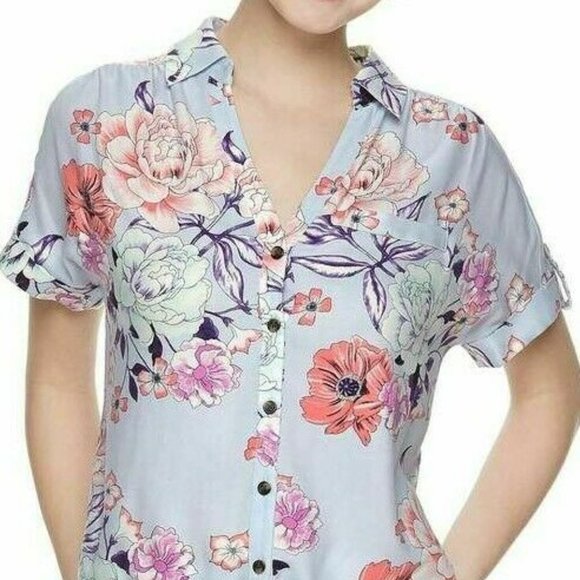 Pre own Candie's Button Up Scout Juniors Shirt - Picture 1 of 3